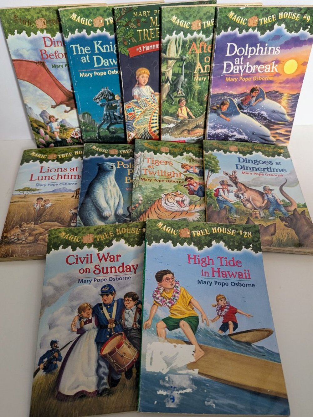 Magic Tree House Mary Pope Osborne Kids Chapter Books Lot of 11
